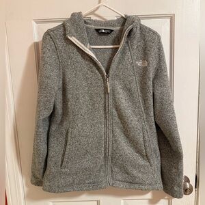 The North Face Women's Heather Gray Hooded Jacket